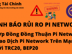 [CẢNH BÁO RỦI RO] Khi Giao Dịch Hợp Đồng Đồng Thuận, Giao Dịch Pi Network Trên Mạng TRC20, BEP20.