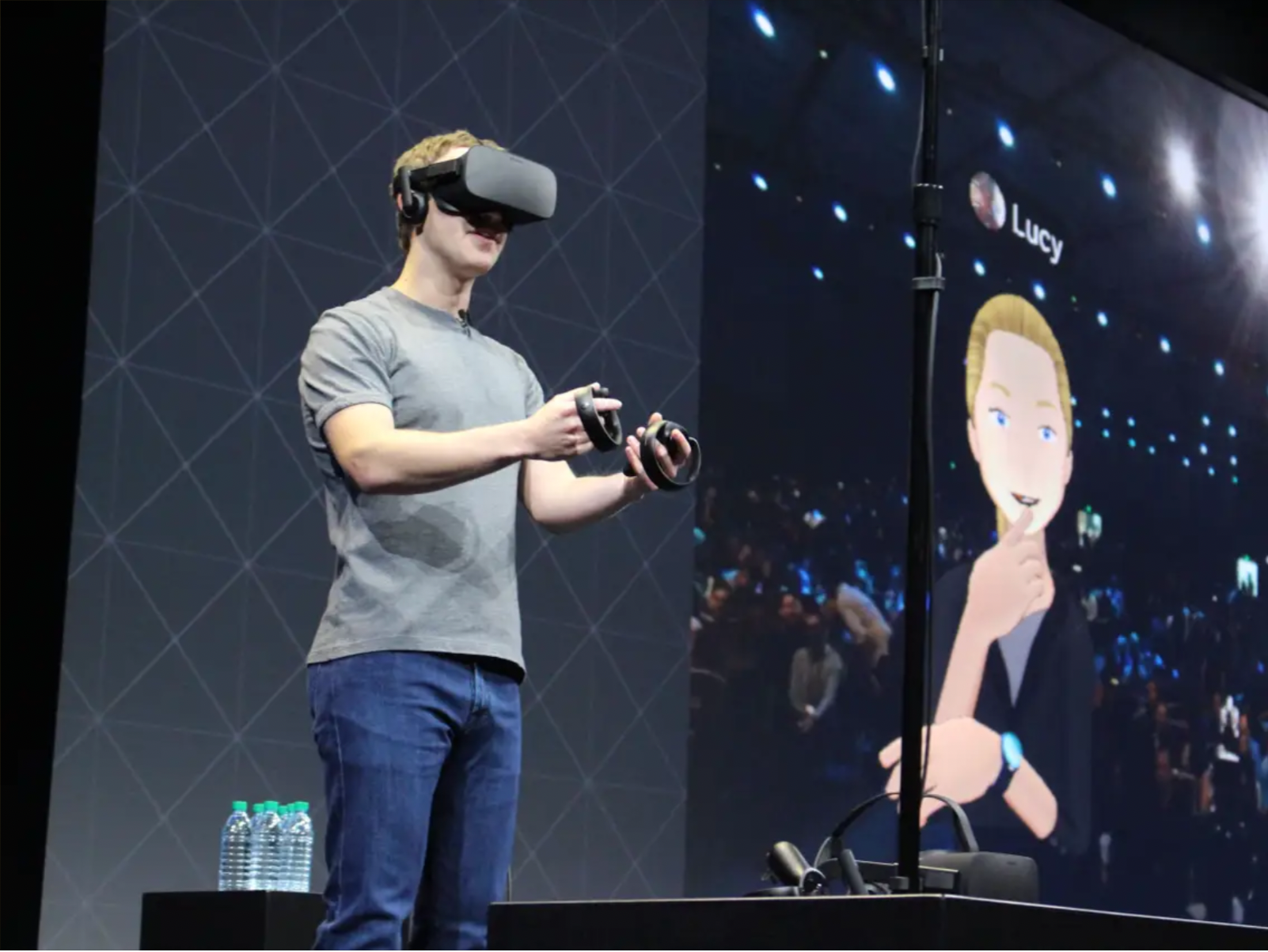 Mark Zuckerberg VR Headset
